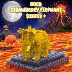 Gold Strawberry Elephant $2Qd/s +