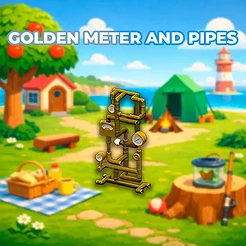 Golden Meter And Pipes