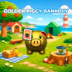 Golden Piggy Bank DIY