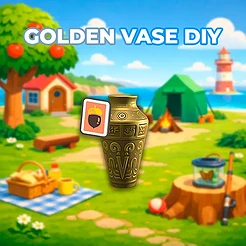Golden Vase DIY