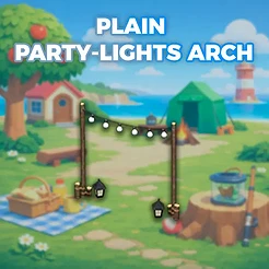 Plain Party Lights Arch