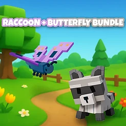 Raccoon + Butterfly Bundle