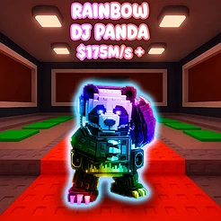 Rainbow DJ Panda $175 M/s +