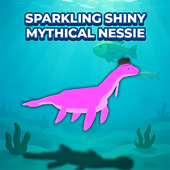 Sparkling shiny Mythical Nessie