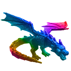 Rainbow Black Dragon