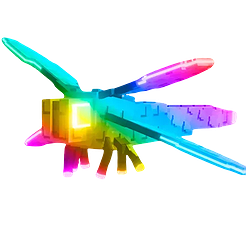 Rainbow Golden Dragonfly