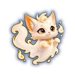 Ghostly Cat