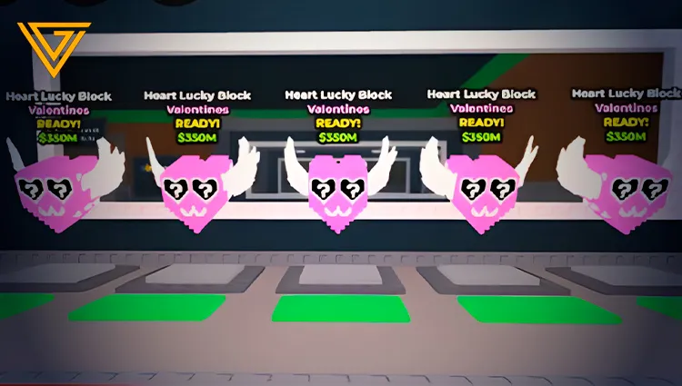 What is the rarity of the Heart Lucky Block in Steal a Brainrot?