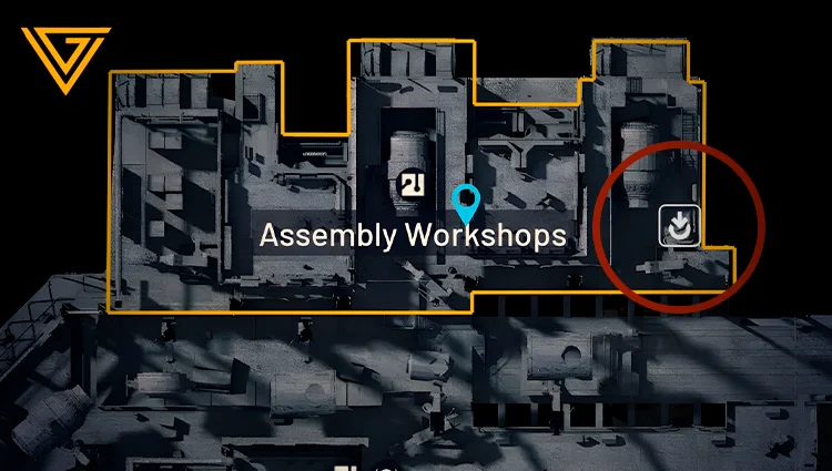 hatch located in the Assembly area