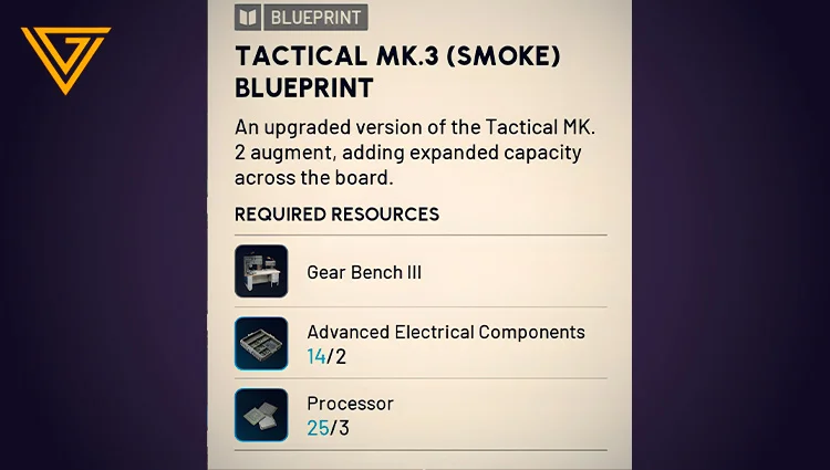 How to Craft the Tactical MK3 (Smoke) in ARC Raiders