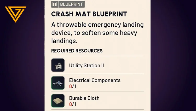 How to Craft the Crash Mat in ARC Raiders?