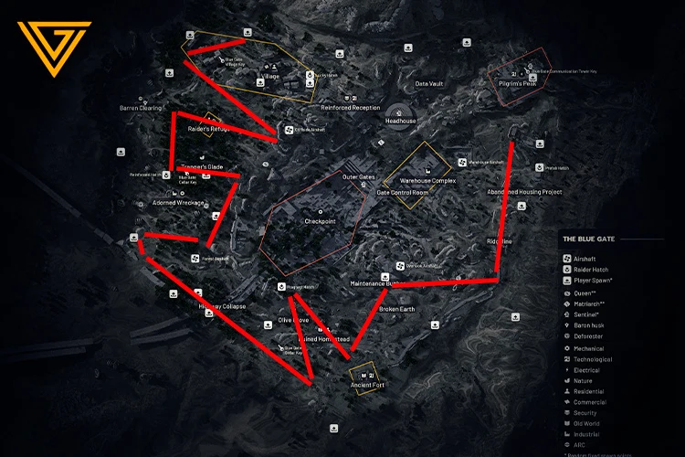 Blue Gate Route