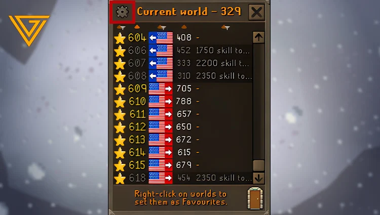 How to Configure the OSRS World Selector