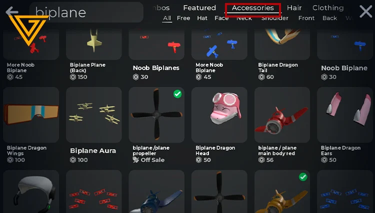 Step 2: Add the Biplane Accessories