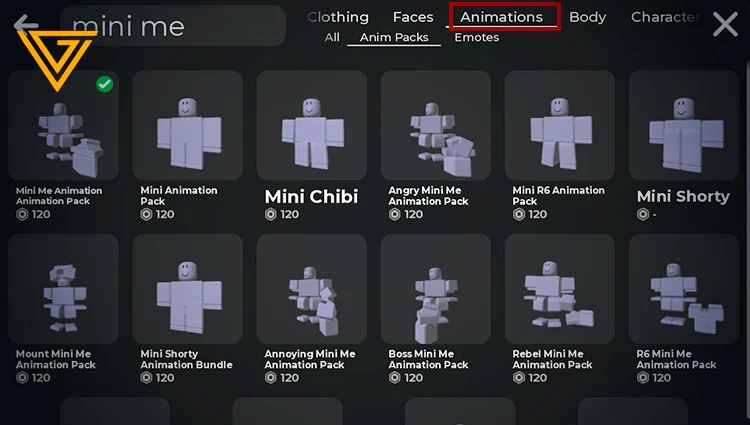 Mini Me animation