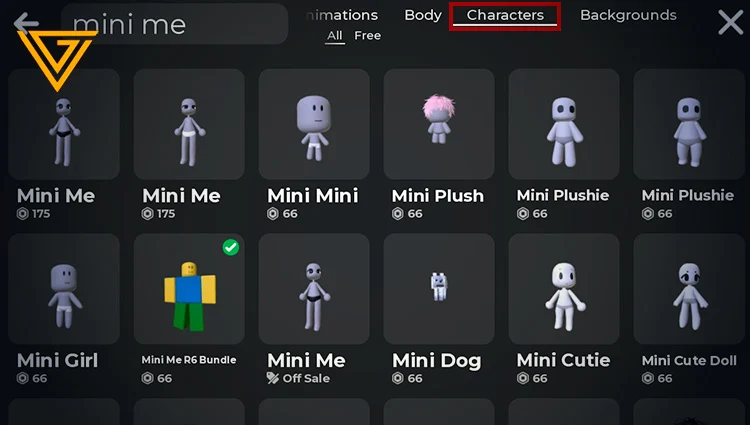 Mini Me character