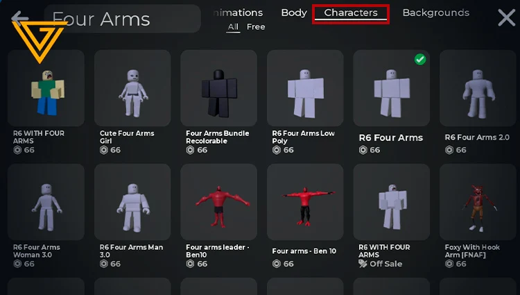 Step 2: Complete the Four-Armed Avatar